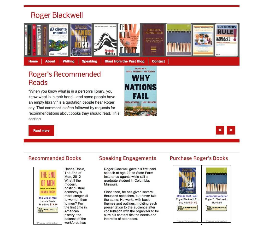 website design roger blackwell