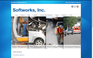 Website Design After Screenshot of Softworks
