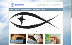 Website Design After Screenshot of Spring Road Church of Christ