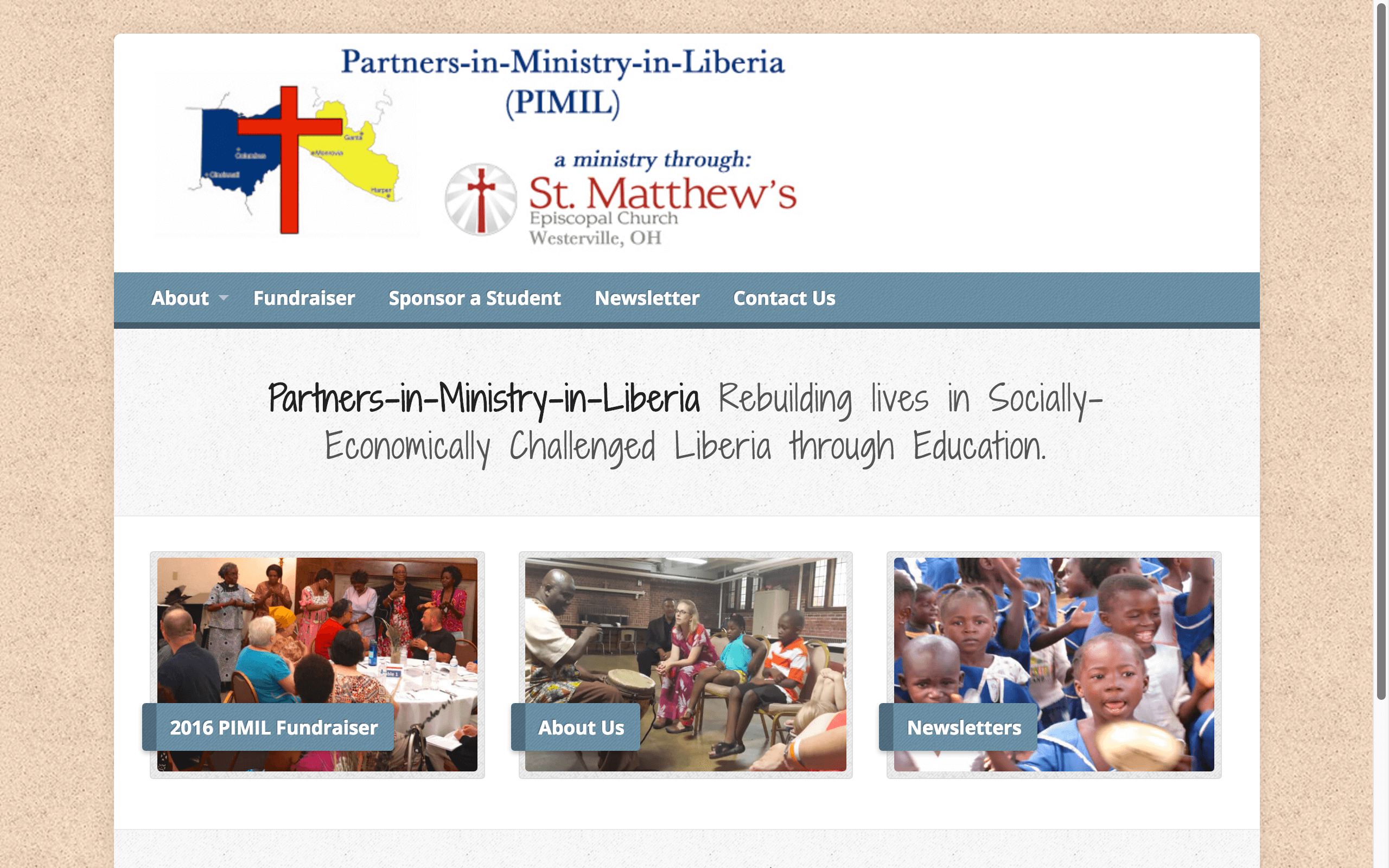 website design partners in ministry in liberia after
